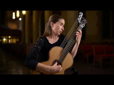 Guitarist Petra Poláčková performs Tombeau sur la Mort de M. Comte d’Logy by Sylvius Leopold Weiss.