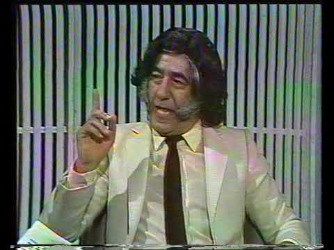 Mario Sapag  Carlos Menem con Cacho Fontana  1984