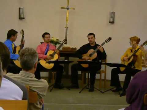 Baltic Guitar Quartet - Bizet - Aragonaise fragment