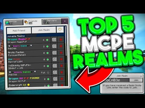 FryBry - Top 5 Realms SMP To Join! (Realm Code) - Minecraft Pocket Edition