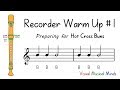 Recorder Warm-up #1: Preparing for 