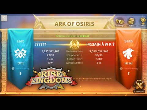 🔴1412 Ark of Osiris Match BABA Here [ Most Powerful Player] | Rise of Kingdoms