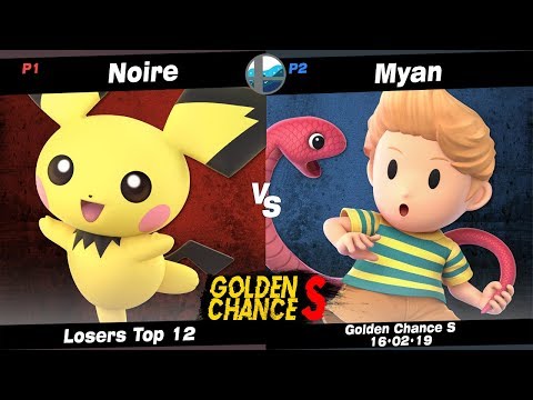 Golden Chance S: RT+ Noire (Pichu) vs BFT | Myan (Lucas) - Losers Top 12