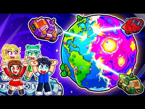 Reaching MAX LEVEL PLANET In Roblox Mine A Planet...