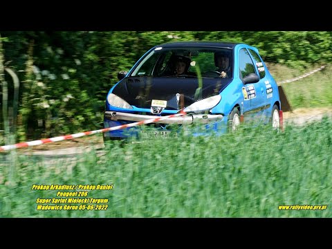 Prokop Arkadiusz / Prokop Daniel - Peugeot 206 - Super Sprint Targum Wadowice Górne 05-06-2022