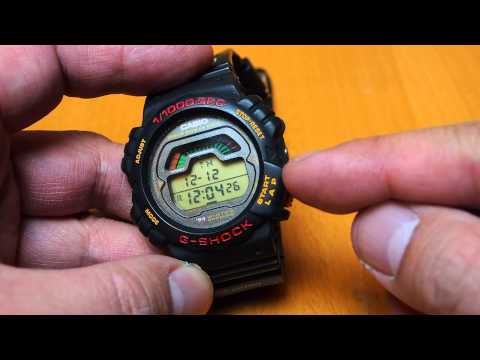 Vintage Casio G-Shock DW-6050 94 Winter Premium edition watch flip review