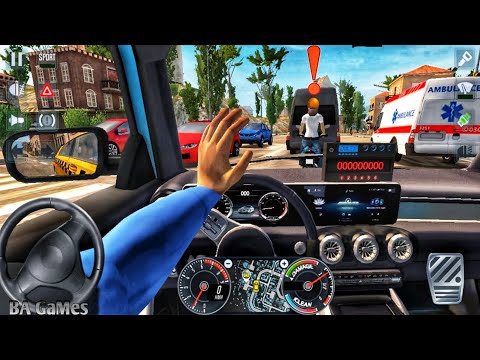 Uber Driver Job Simulator #3 Taxi Sim 2020 Gameplay (Episode 10) - Android Mobile Games! Car Game
