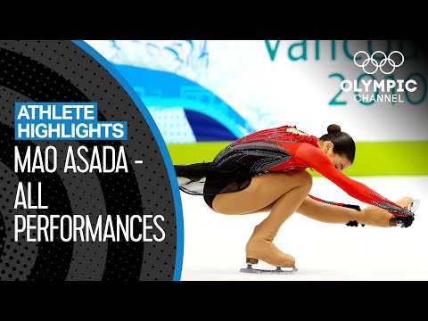 Mao Asada 🇯🇵  - Olympic Silver Medallist & Guiness World Record Holder! | Athlete Highlights