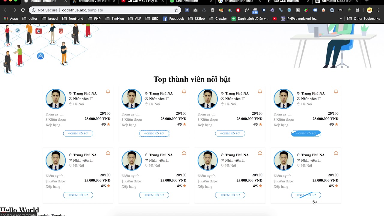 Codethue.net - Animation button