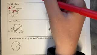 Circles: Inscribed Angles - Geometry