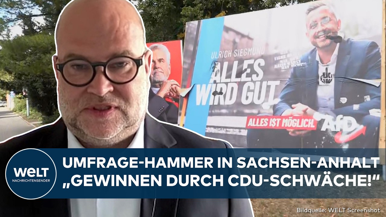 SACHSEN-ANHALT: Absolute Mehrheit für AFD? CDU plant Abwehr-Allianz! Experte packt aus