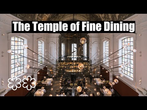 Two Michelin Star Restaurant in an Old Chapel – The Jane in Antwerp, Belgium