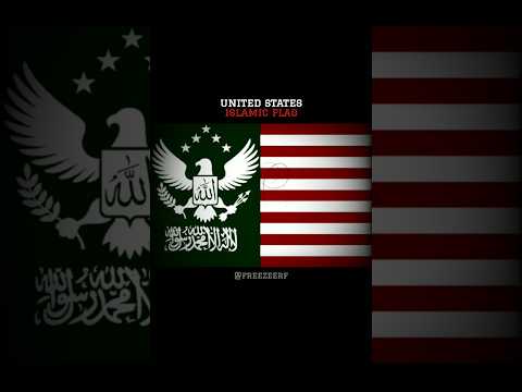 ISLAMIC-STYLED FLAGS OF DIFFERENT COUNTRIES #history #flag #islam #edit #shorts