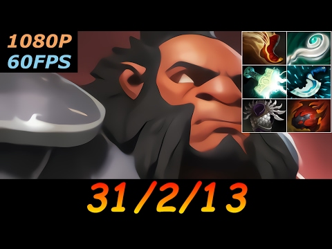 Dota 2 Axe Pro 31/2/13 (Kills/Deaths/Assists) Top MMR 708 GPM Ranked Full Gameplay