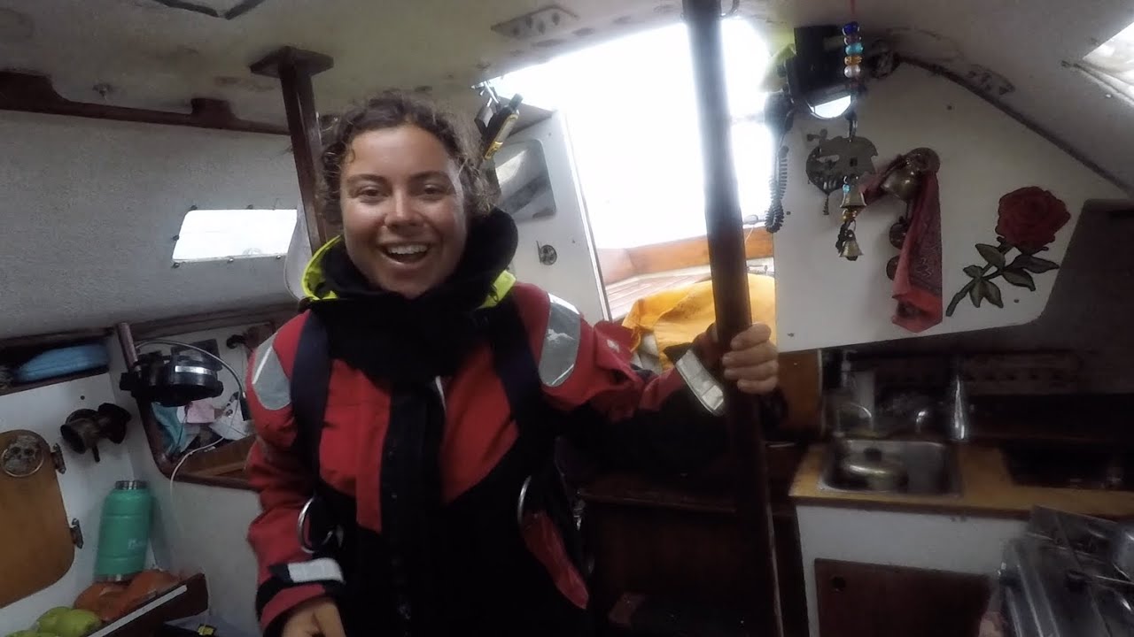 E49: Pt 4 Hank On Headsail Changes at Sea, More Headwinds