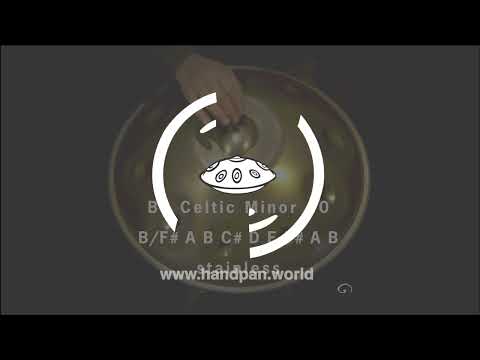 'Magical' Handpan: B2 Celtic Minor 10 | Stainless | Scale: B/ F# A B C# D E F# A B