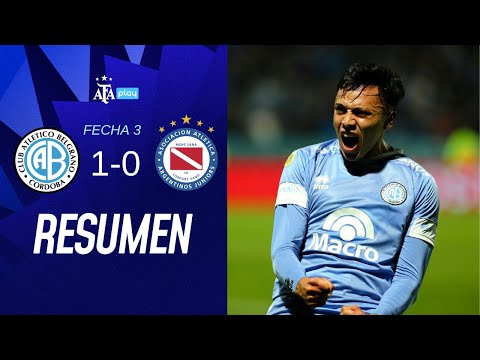 Belgrano 1-0 Argentinos Juniors |#TorneoBetano | Resumen | Fecha 4