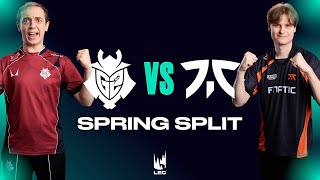 G2 vs FNATIC, UN CLASSICO DE FOU ! (LEC Spring Split 2026)