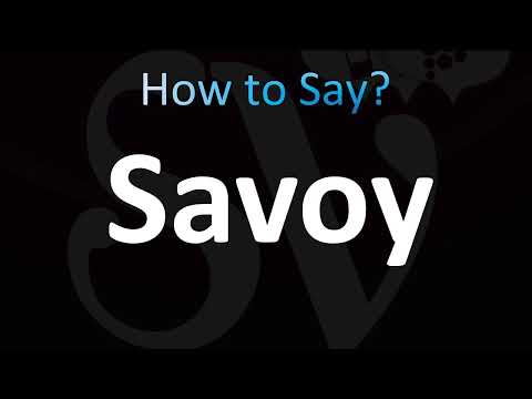 How to Pronounce Savoy (CORRECTLY!)