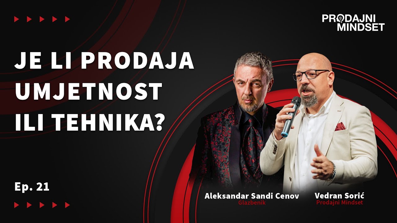 Prodajni Mindset i  Aleksandar "SANDI" Cenov - Je li prodaja bliža umjetnosti ili tehnikama?