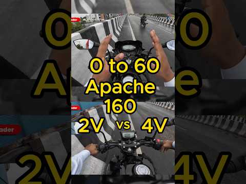 0 to 60 Apache 160 2V vs 4V #spedding #test #apache