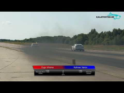 Ergo Viisma - Mercedes-Benz C220d vs Kalmer Varov - Chevrolet Camaro. Dragrace @ EDRA nationals2019