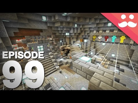 Hermitcraft 4: Episode 99 - BATCAVE Security System!