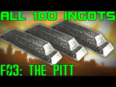 Fallout 3: The Pitt - ALL 100 Steel Ingots Guide (DLC)
