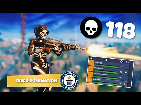 118 KILLS WORLD RECORD!? | *NEW* Disco Domination LTM | Fortnite Battle Royale
