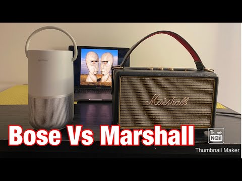 BOSE PORTABLE HOME SPEAKER VS MARSHALL KILBURN (SOUND TEST)