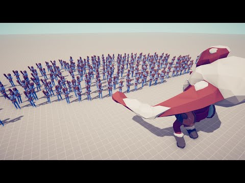 Ice Giant VS 200 Clubber. Totally Accurate Battle Simulator TABS