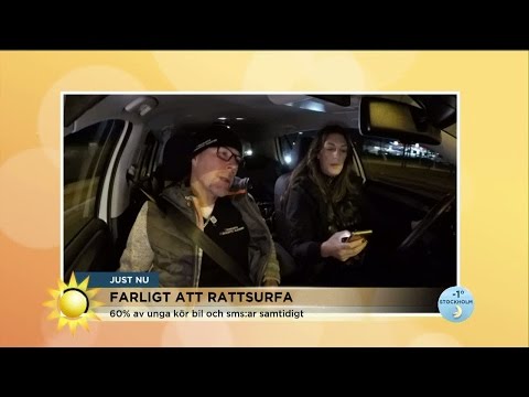 Vi testar: Så farligt är det att rattsurfa - Nyhetsmorgon (TV4)