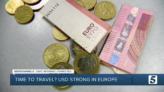 Time to travel? Exchange rate for euros is the best it
