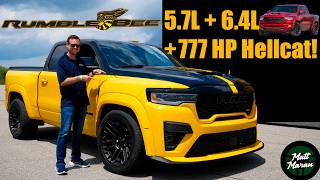 RAM Street Trucks Return with 3 Rumble Bees! Hellcat, 5.7L + First-Ever 6.4L!