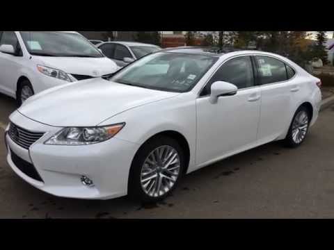2015 Lexus ES 350 - Executive Package Walk Around Review in White - Edmonton, Alberta, Canada