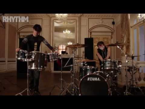 Protafield's Jayce Lewis and Jack Slade drum duet for Rhythm Magazine