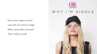 Alli Simpson - Why I&#39;m Single {Lyrics}