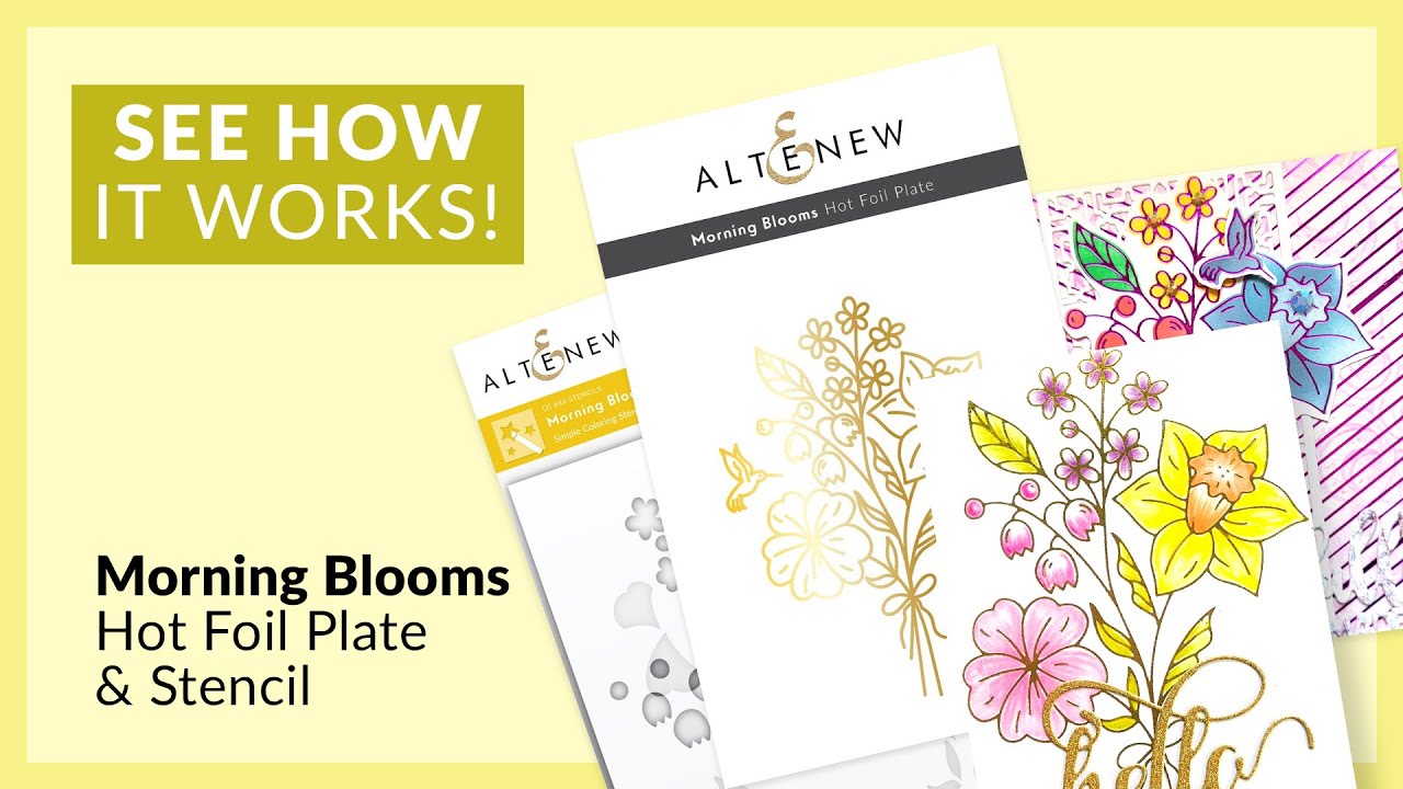Altenew Morning Blooms -sapluunasetti
