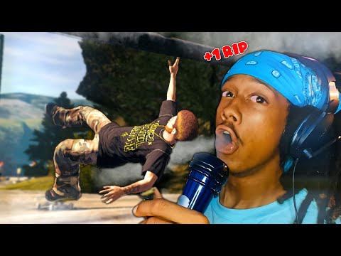 Skate 2 But Every Bail = Bong Rip...(I was geeked)