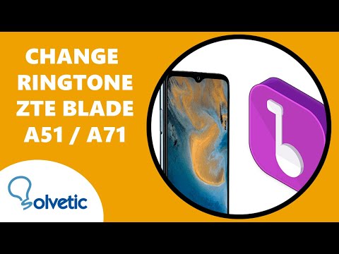 📞 How to CHANGE RING TONE ZTE Blade A51 and A71 ✔️ Set up ZTE Blade A51 y A71