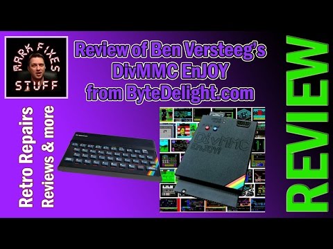 Review: DivMMC EnJOY SD card Storage for the ZX Spectrum from ByteDelight.com