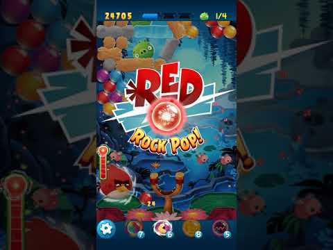 Angry Birds POP Bubble Shooter - Level 105. Gameplay Android walkthrough
