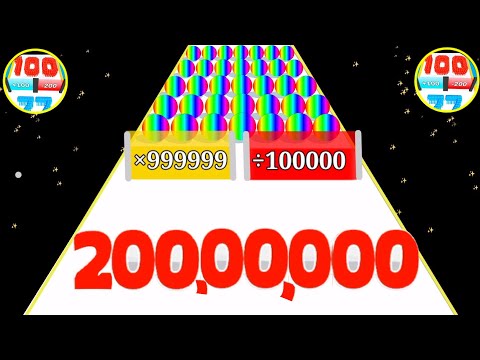 Number Master: Run and Merge vs number merge runner 2048 - Number Run 3D Gameplay Walkthrough Mobile