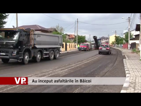 Au început asfaltările în Băicoi