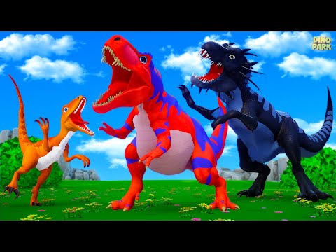 Pregnant T-Rex's Battle and Rescue Mission in Jurassic Dinosaurs Epic Adventure