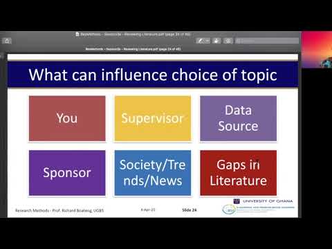 RB Research Methods S3a - Research Gaps and Topic Selection