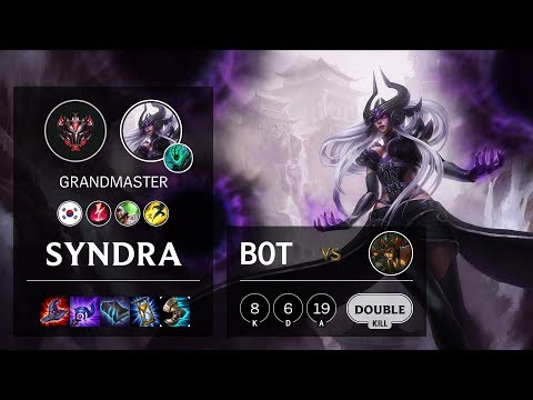 Syndra Bot vs Cassiopeia - KR Grandmaster Patch 10.3