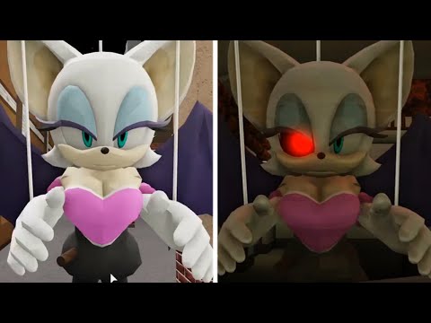 ROBLOX PIGGY 2 NEW SONIC ROUGE VS INFECTED ROUGE MARI JUMPSCARE - Roblox Piggy Book 2 rp