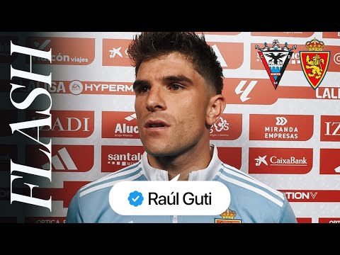 FLASH | Raúl Guti, tras el CD Mirandés - Real Zaragoza