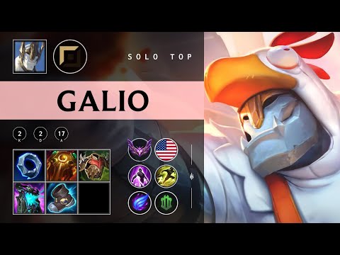 Galio Top vs Shen - NA Master Patch 25.24